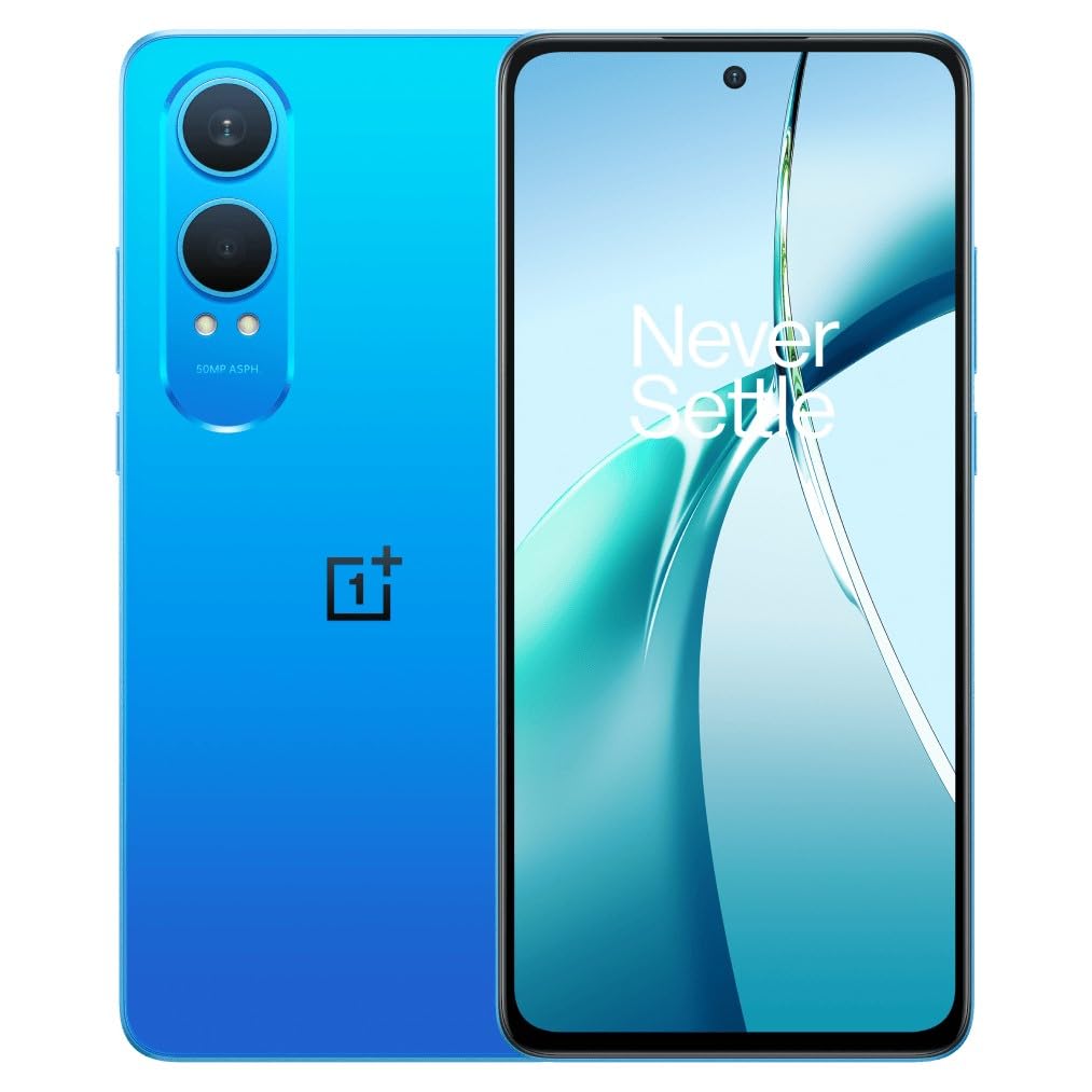 OnePlus Nord CE4 Lite 5G (Super Silver, 8GB RAM, 128GB Storage) | Lifetime Display Warranty | 5500 mAh Battery, 80W SUPERVOOC and Reverse Charging | 50MP Camera with OIS | 120Hz AMOLED Display