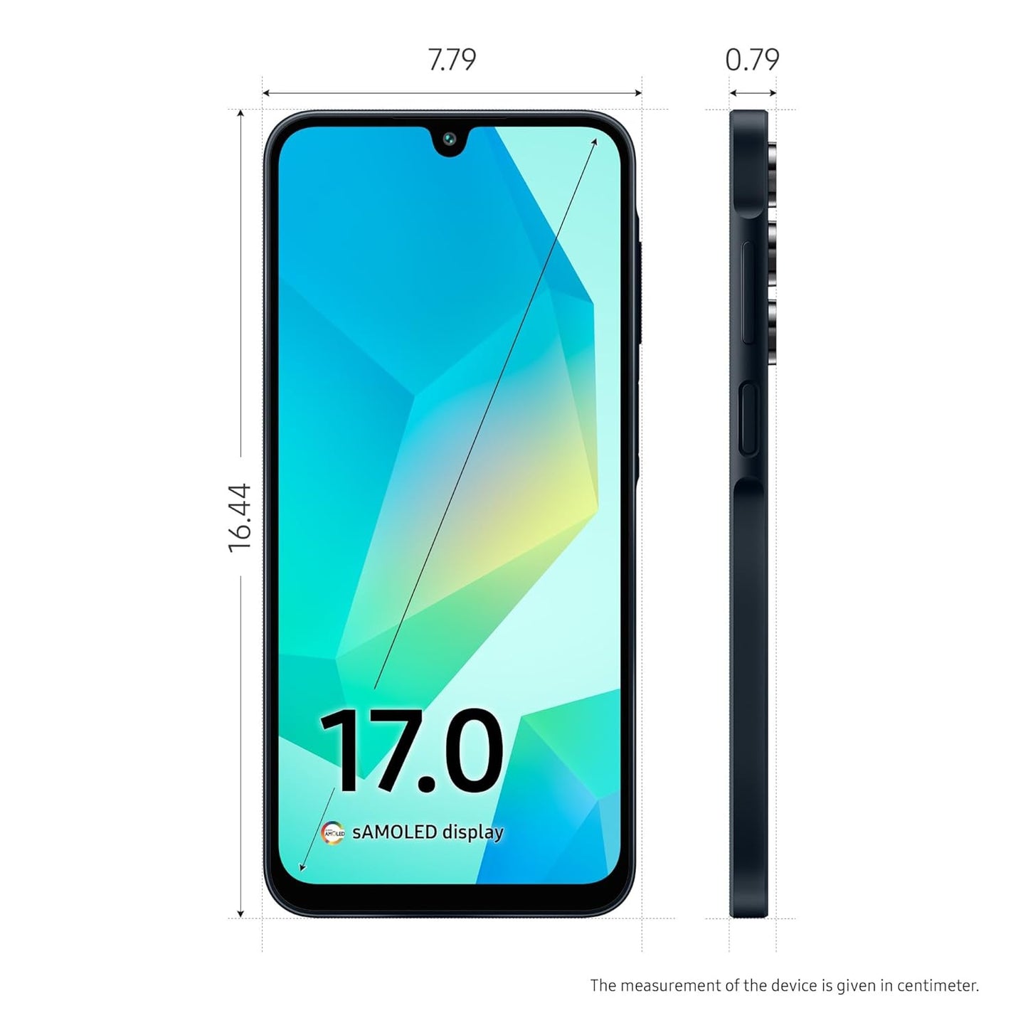 Samsung Galaxy A16 5G (Blue Black, 6GB RAM, 128GB Storage) | AI | Circle to Search | Super AMOLED | 6.5 Inch Display | 50MP Triple Camera | IP54 Rated | 6 Times OS Upgrades