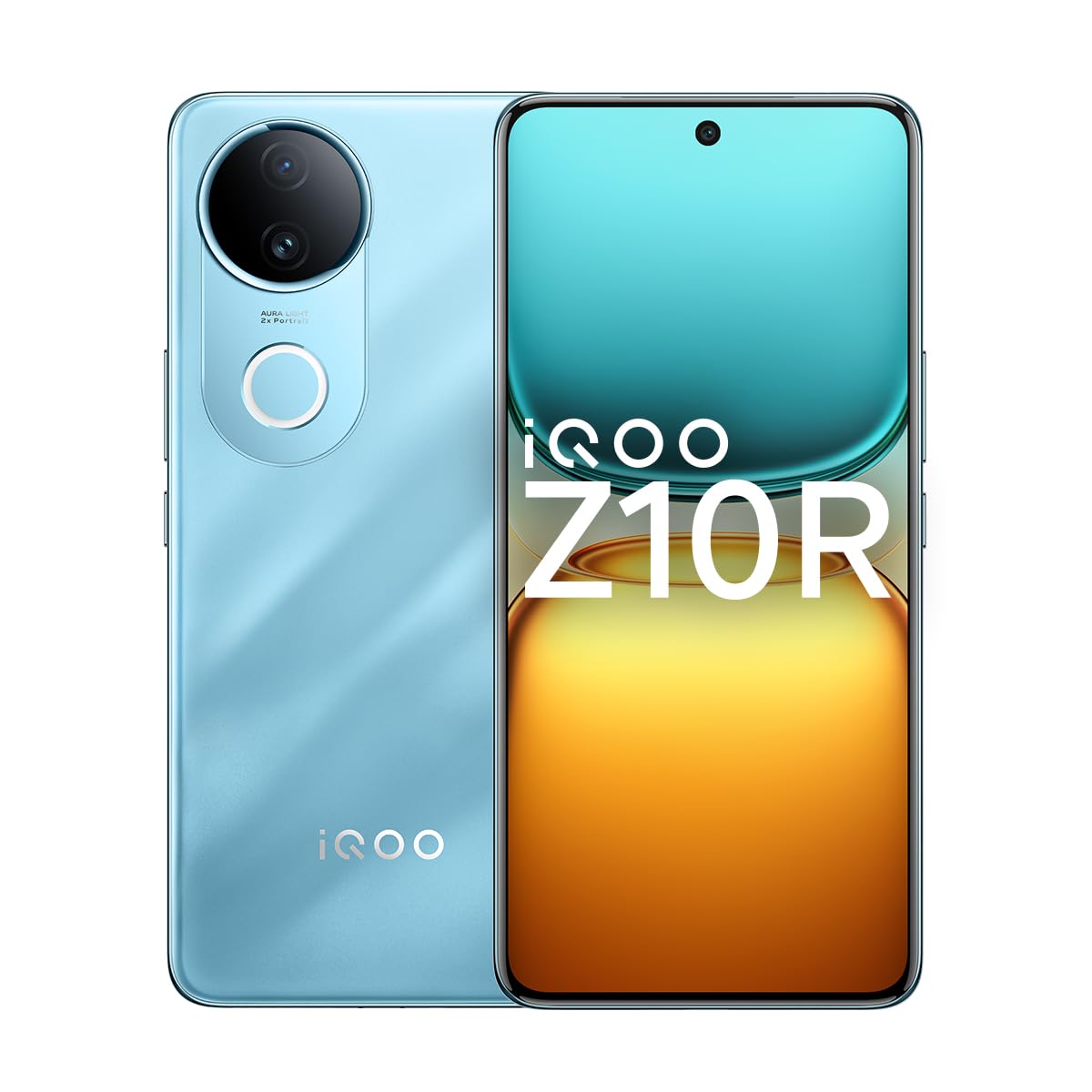 iQOO Z10R 5G (Aquamarine, 8GB RAM, 128GB Storage) | 32MP 4K Selfie Camera | Quad-Curved AMOLED Display | Dimensity 7400 Processor with 750K+ AnTuTu