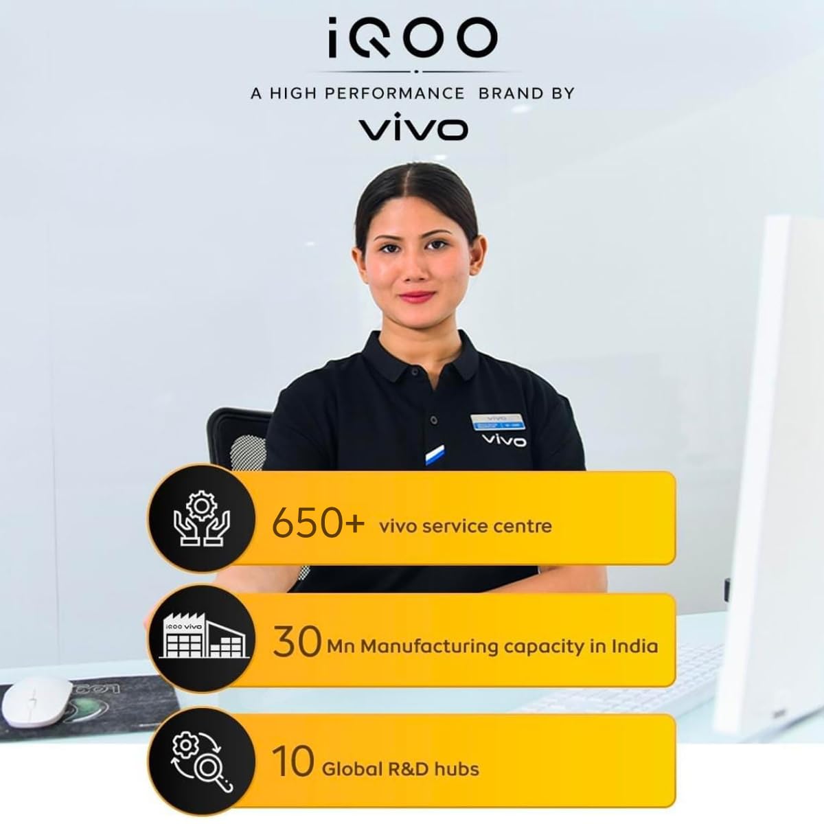 iQOO Neo 10R 5G (Moonknight Titanium, 12GB RAM, 256GB Storage) | Snapdragon 8s Gen 3 Processor | India's Slimmest 6400mAh Battery Smartphone | Segment's Most Stable 90FPS for 5 Hours