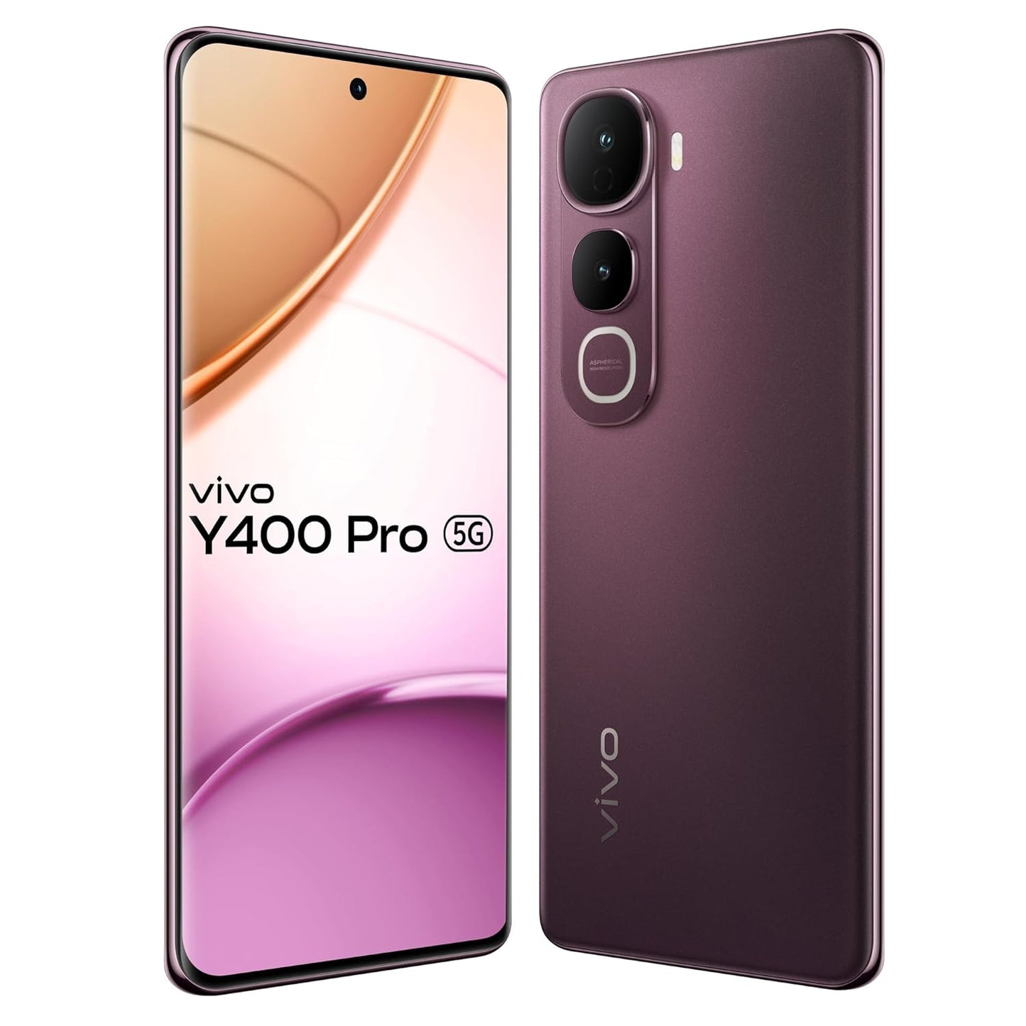 Vivo Y400 Pro 5G (Nebula Purple, 8GB RAM, 256GB Storage) with No Cost EMI/Additional Exchange Offers