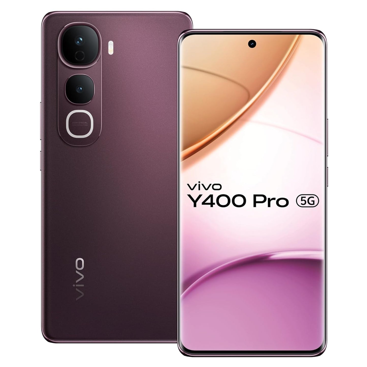 Vivo Y400 Pro 5G (Nebula Purple, 8GB RAM, 256GB Storage) with No Cost EMI/Additional Exchange Offers