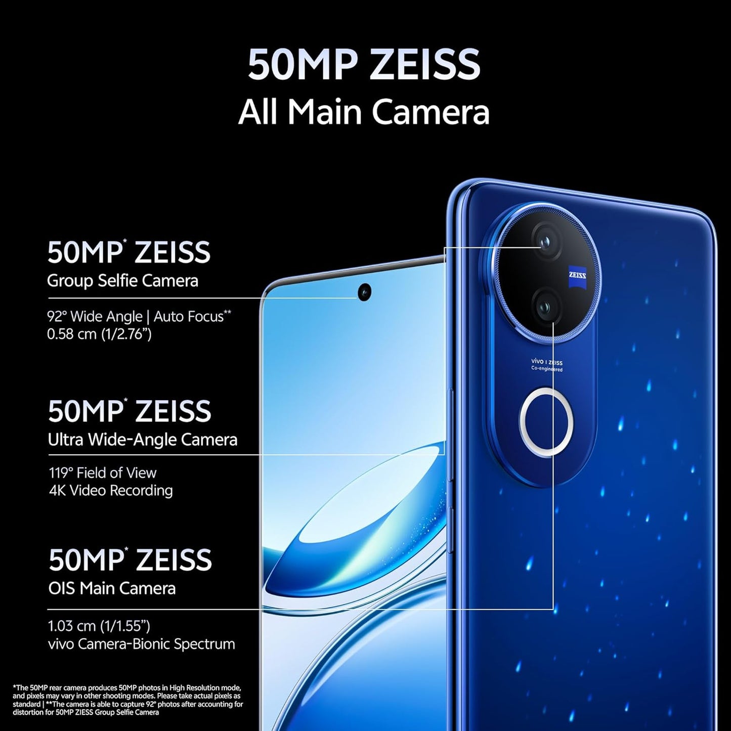 Vivo V50 5G (Rose Red, 8GB RAM, 256GB Storage) with No Cost EMI/Additional Exchange Offers