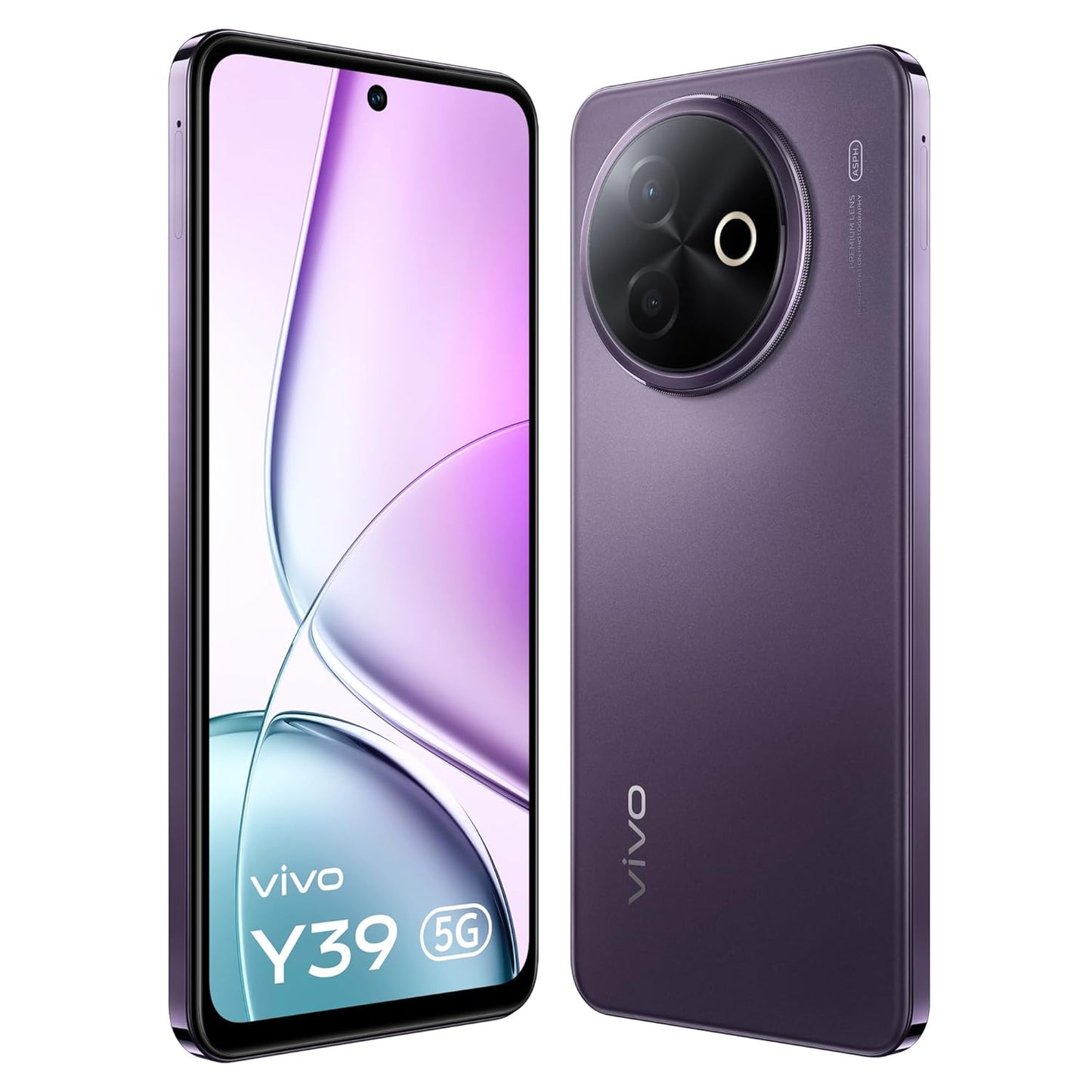 Vivo Y39 5G (Lotus Purple, 8GB RAM, 128GB Storage) with No Cost EMI/Additional Exchange Offers