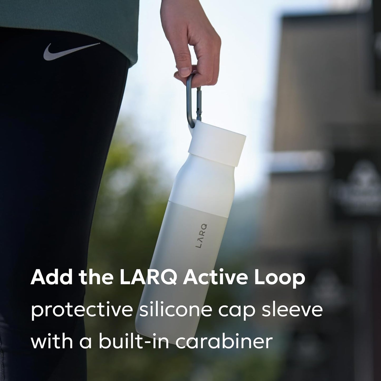 LARQ Bottle Purevis 17 Oz - Self-Cleaning And Insulated Stainless Steel Water Bottle With UV Water Purifier And Award-Winning Design | Reusable & Travel Friendly, 1-Year Warranty, Monaco Blue, 500 Ml