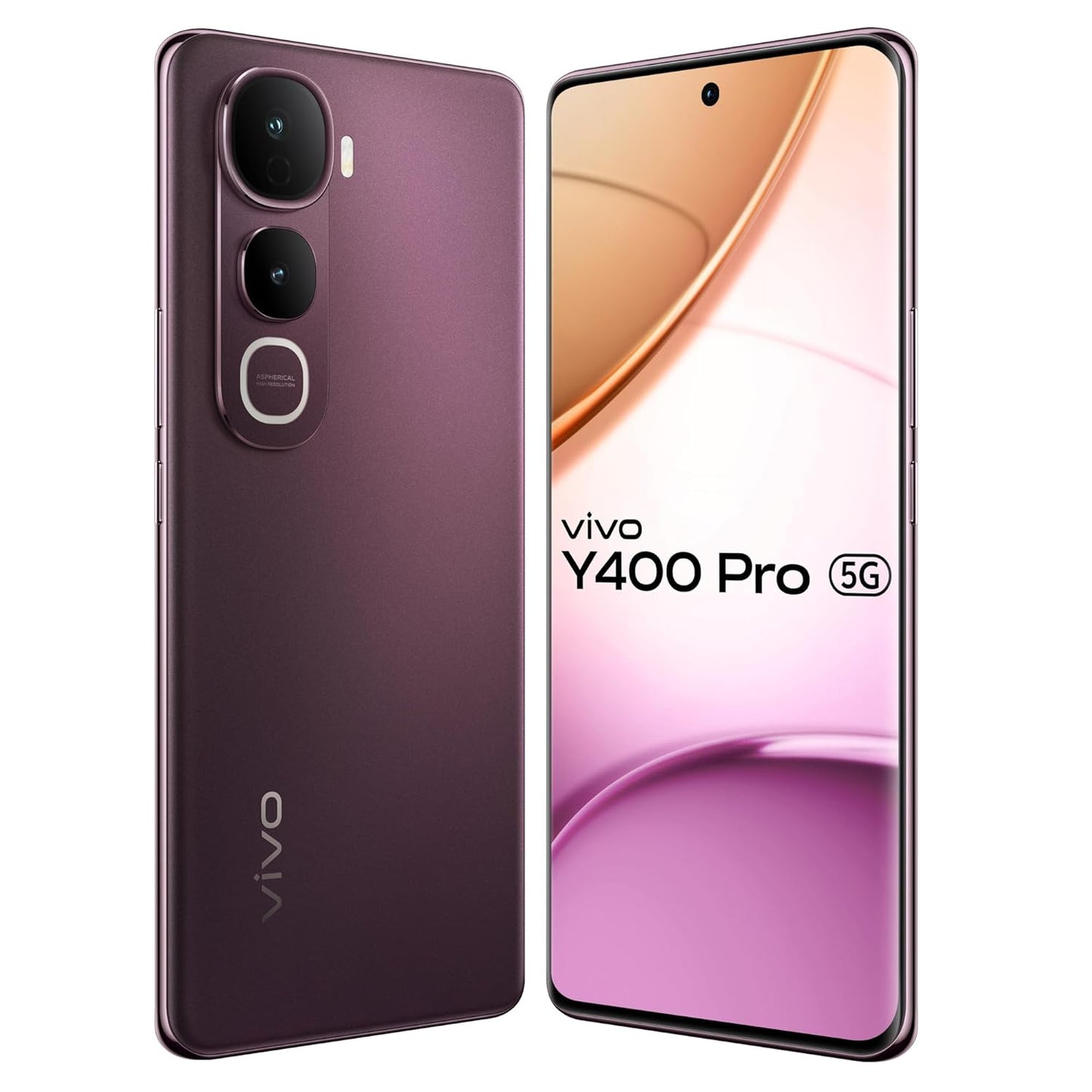Vivo Y400 Pro 5G (Nebula Purple, 8GB RAM, 256GB Storage) with No Cost EMI/Additional Exchange Offers