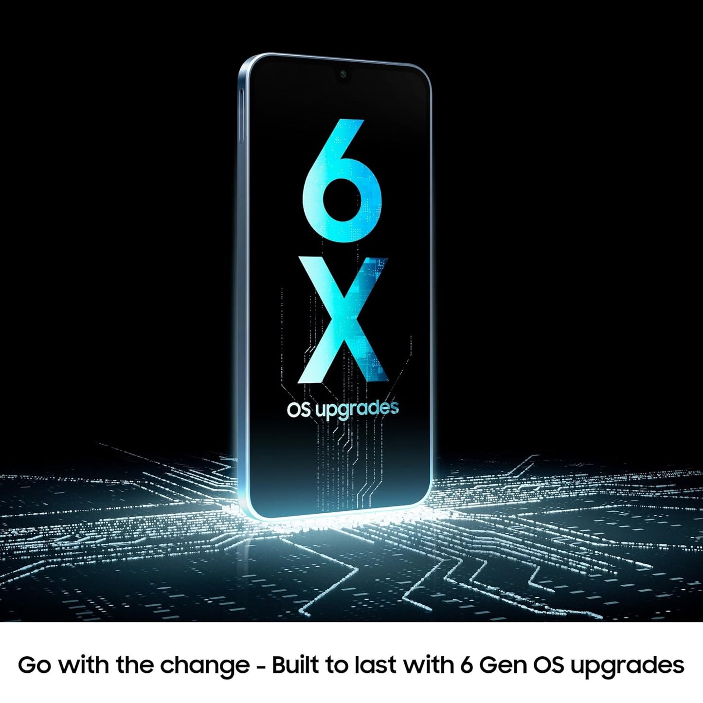 Samsung Galaxy A16 5G (Blue Black, 6GB RAM, 128GB Storage) | AI | Circle to Search | Super AMOLED | 6.5 Inch Display | 50MP Triple Camera | IP54 Rated | 6 Times OS Upgrades