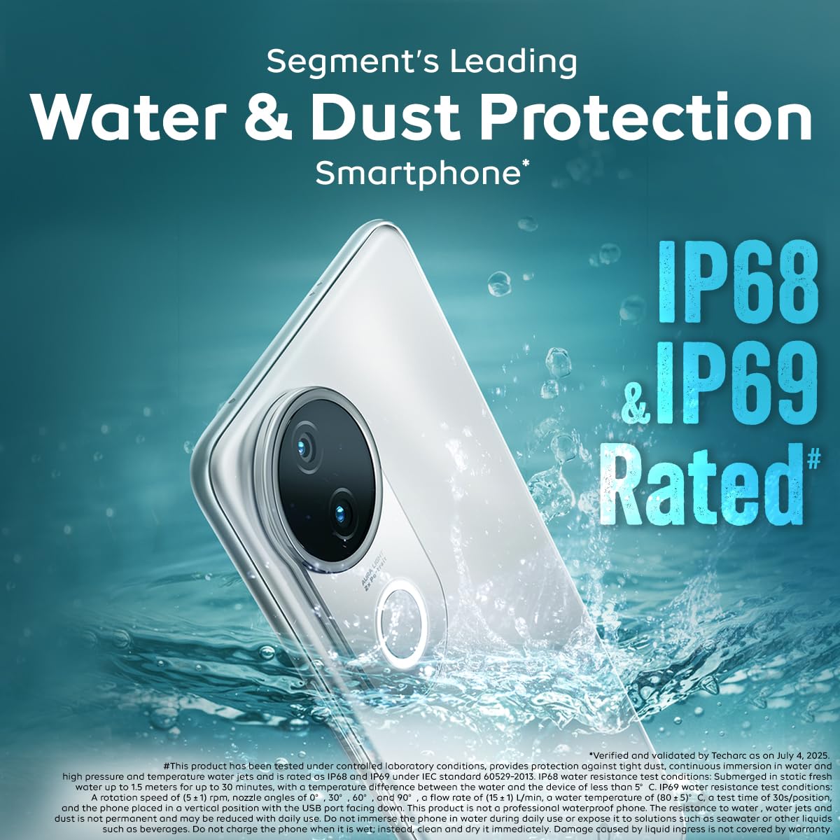 iQOO Z10R 5G (Aquamarine, 8GB RAM, 128GB Storage) | 32MP 4K Selfie Camera | Quad-Curved AMOLED Display | Dimensity 7400 Processor with 750K+ AnTuTu