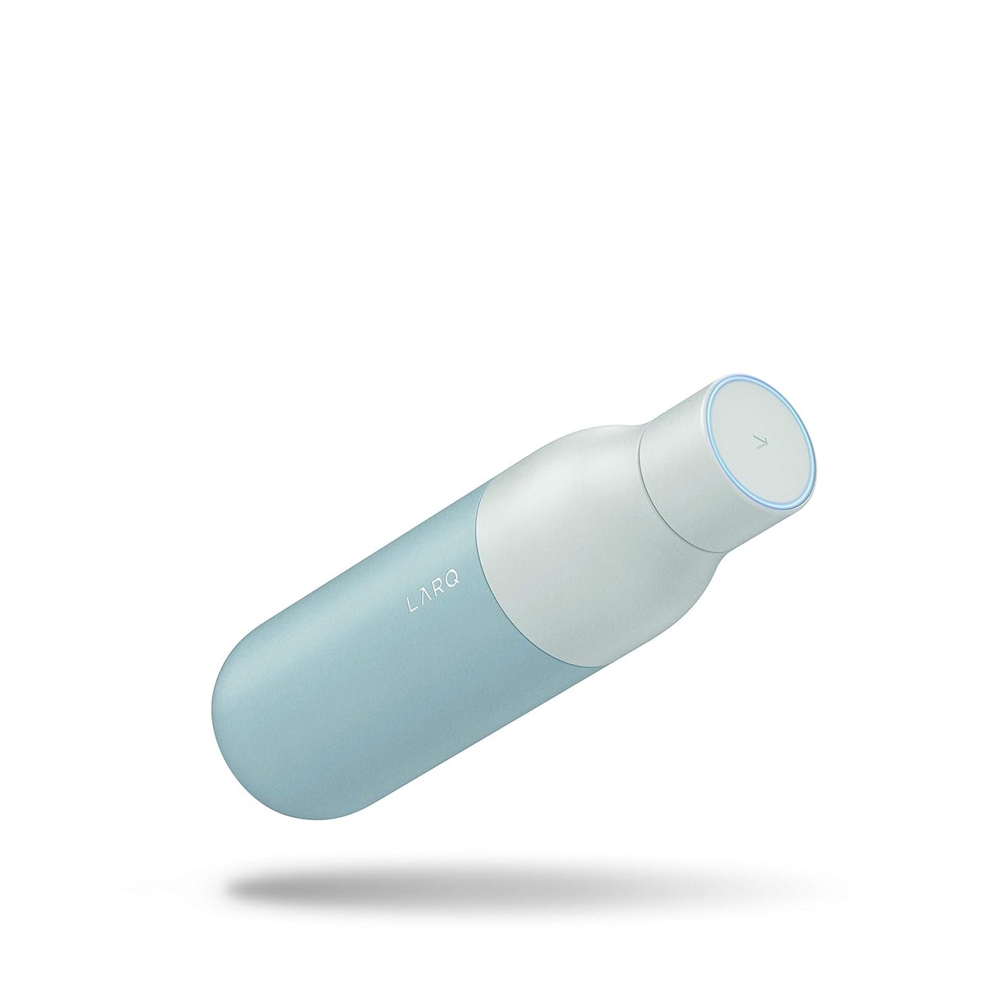 LARQ Bottle Purevis 17 Oz - Self-Cleaning And Insulated Stainless Steel Water Bottle With UV Water Purifier And Award-Winning Design | Reusable & Travel Friendly, 1-Year Warranty, Monaco Blue, 500 Ml