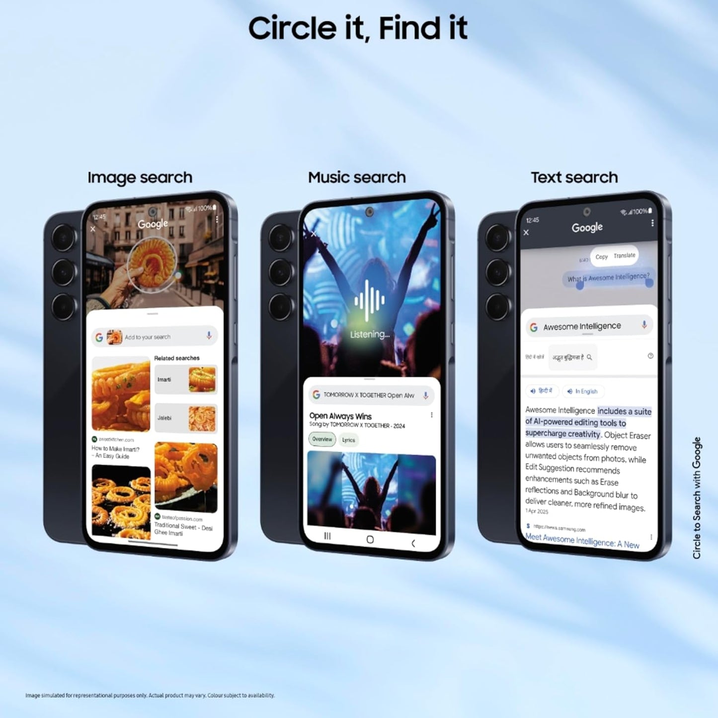 Samsung Galaxy A55 5G (Awesome Navy, 8GB RAM, 256GB Storage) | AI | Metal Frame | 50 MP Main Camera (OIS) | Super HDR Video| Nightography | IP67 | Corning Gorilla Glass Victus+ | sAMOLED Display