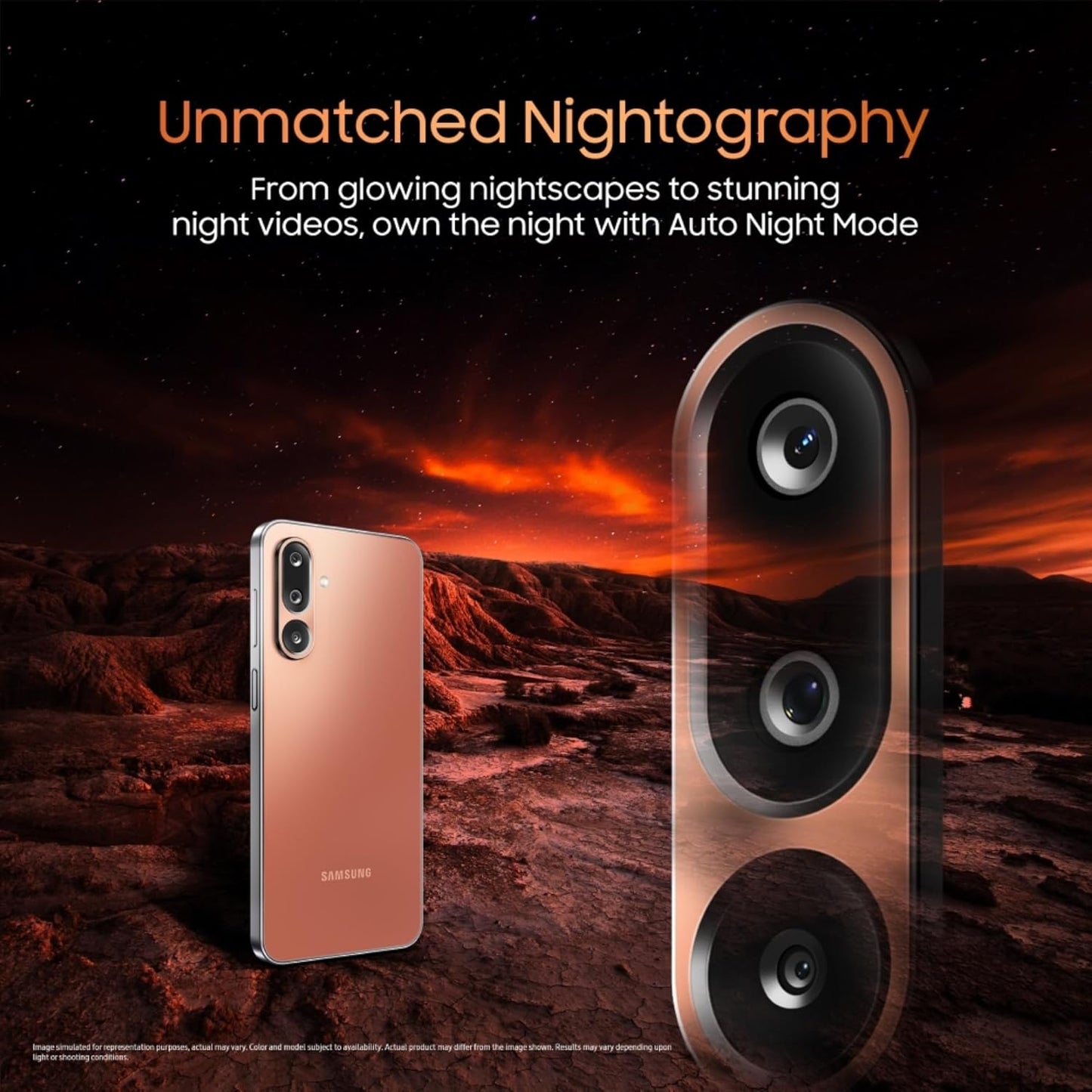 Samsung Galaxy M36 5G (Velvet Black, 8 GB RAM, 256 GB Storage)| Circle to Search| Google Gemini| Corning Gorilla Glass Victus+| 7.7mm Slim| AI Enhanced 50 MP OIS Triple Camera| Unmatched Nightography