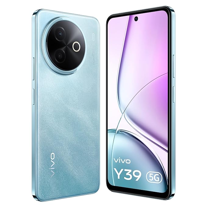 Vivo Y39 5G (Ocean Blue, 8GB RAM, 256GB Storage) with No Cost EMI/Additional Exchange Offers